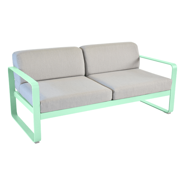 Bellevie 2 Seater Outdoor Sofa By Fermob in Opaline Green