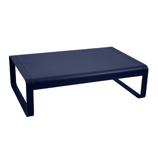 Bellevie Outdoor Low Coffee Table 103 x 75cm By Fermob in Deep Blue