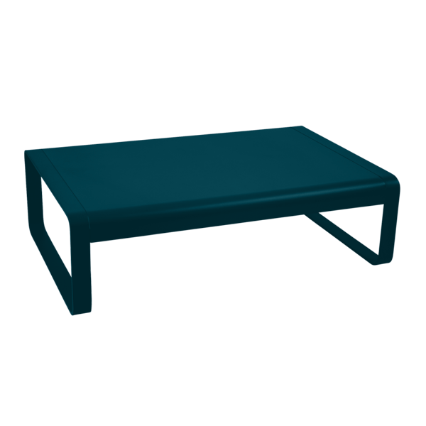 Bellevie Outdoor Low Coffee Table 103 x 75cm By Fermob in Acapulco Blue