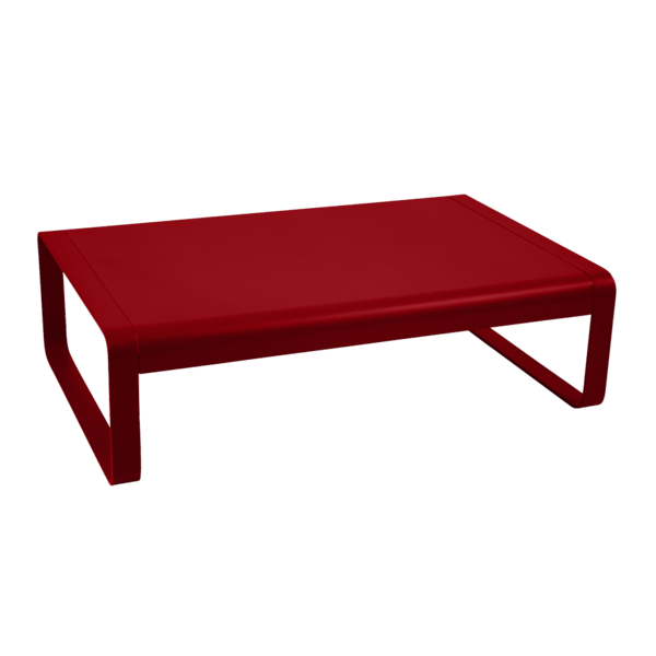 Bellevie Outdoor Low Coffee Table 103 x 75cm By Fermob in Poppy