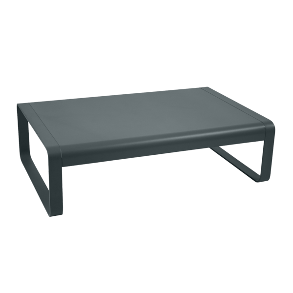 Bellevie Outdoor Low Coffee Table 103 x 75cm By Fermob in Storm Grey