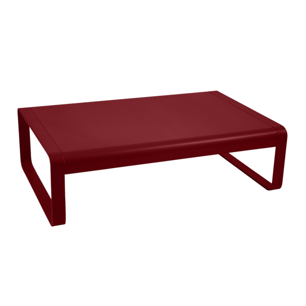 Bellevie Outdoor Low Coffee Table 103 x 75cm By Fermob in Chilli