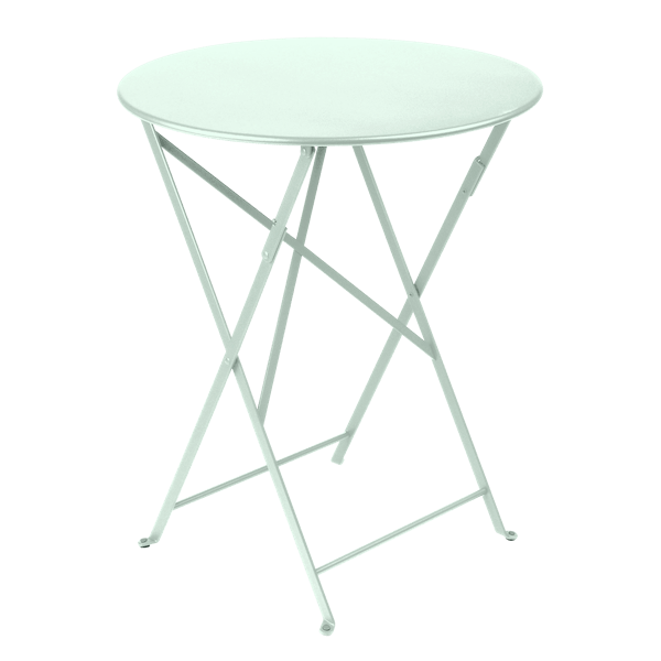 Bistro Outdoor Folding Table Round 60cm By Fermob in Ice Mint
