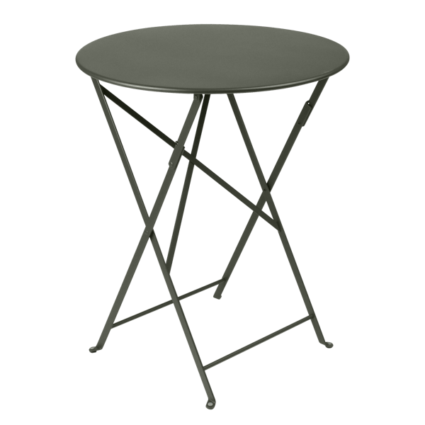Bistro Outdoor Folding Table Round 60cm By Fermob in Rosemary