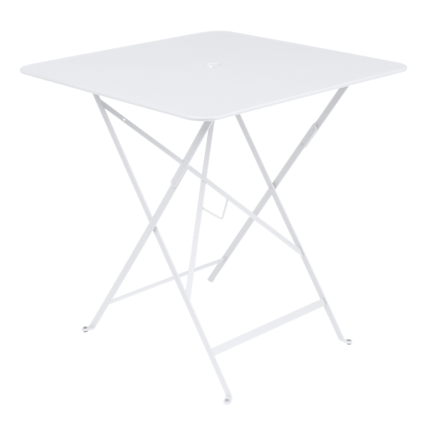 Bistro Outdoor Folding Table Square 71 x 71cm By Fermob in Cotton White