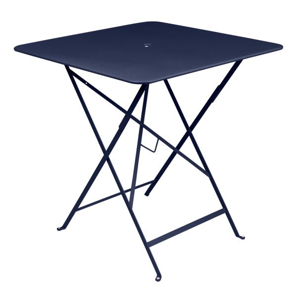 Bistro Outdoor Folding Table Square 71 x 71cm By Fermob in Deep Blue