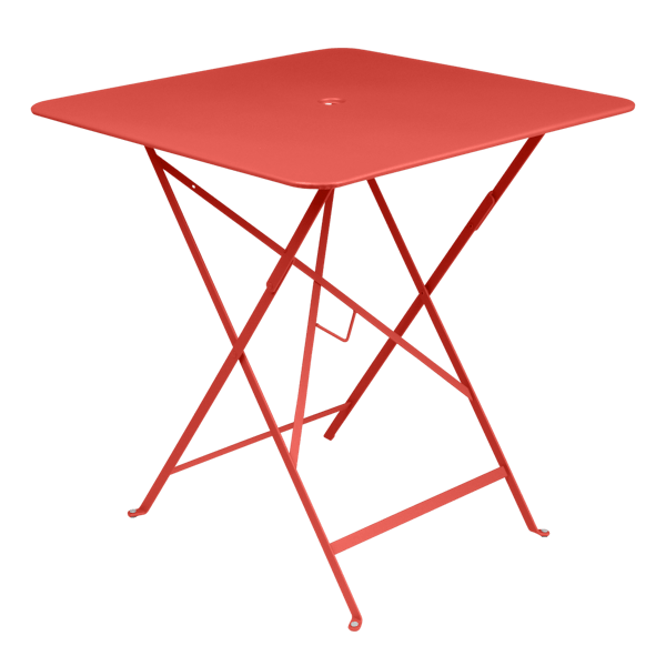 Bistro Outdoor Folding Table Square 71 x 71cm By Fermob in Capucine