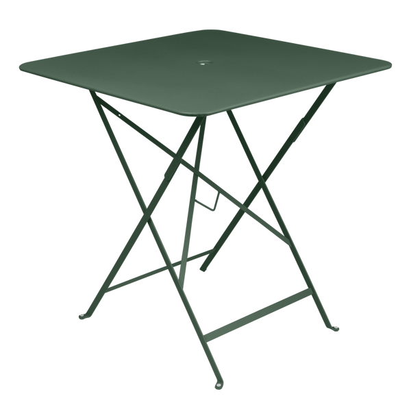 Bistro Outdoor Folding Table Square 71 x 71cm By Fermob in Cedar Green