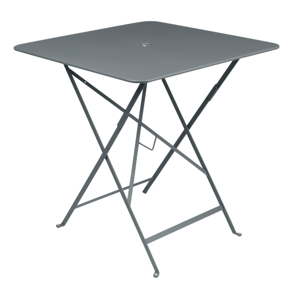 Bistro Outdoor Folding Table Square 71 x 71cm By Fermob in Storm Grey