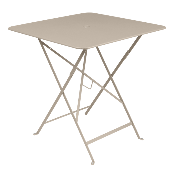 Bistro Outdoor Folding Table Square 71 x 71cm By Fermob in Nutmeg