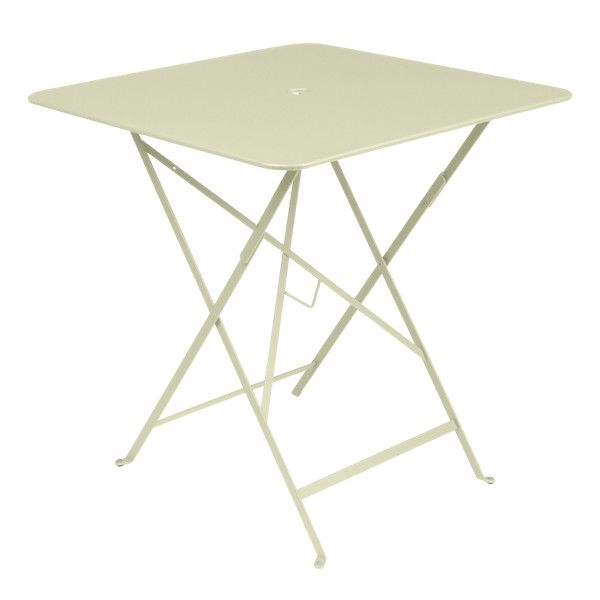 Bistro Outdoor Folding Table Square 71 x 71cm By Fermob in Willow Green