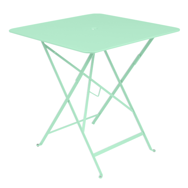 Bistro Outdoor Folding Table Square 71 x 71cm By Fermob in Opaline Green