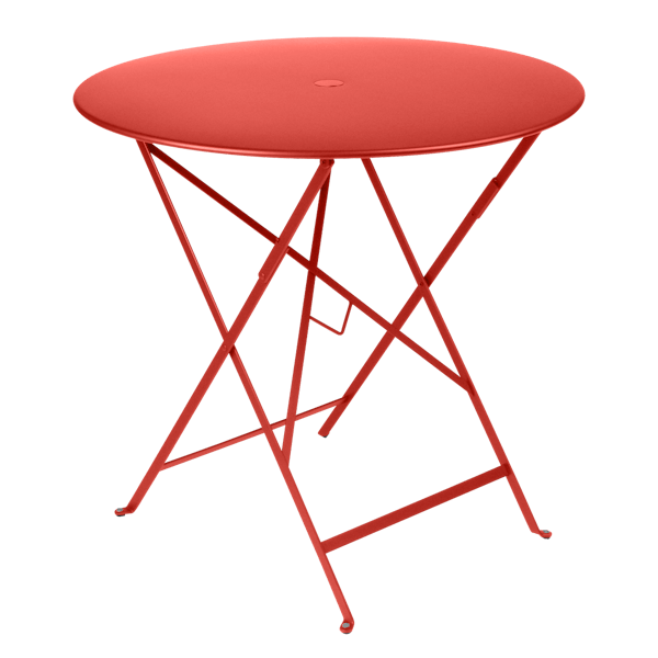 Bistro Outdoor Folding Table Round 77cm By Fermob in Capucine