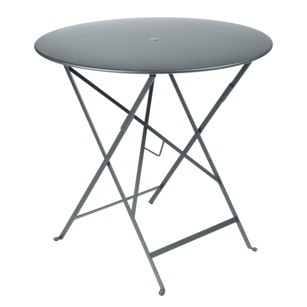 Bistro Outdoor Folding Table Round 77cm By Fermob in Storm Grey