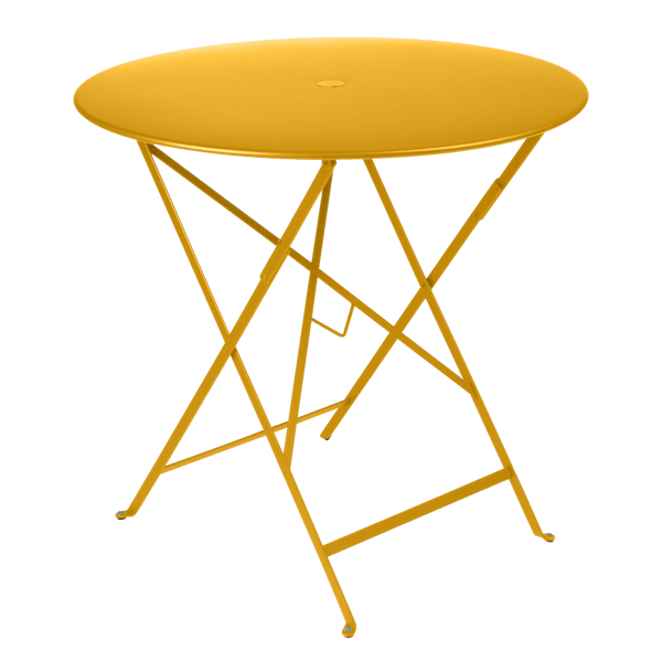 Bistro Outdoor Folding Table Round 77cm By Fermob in Honey