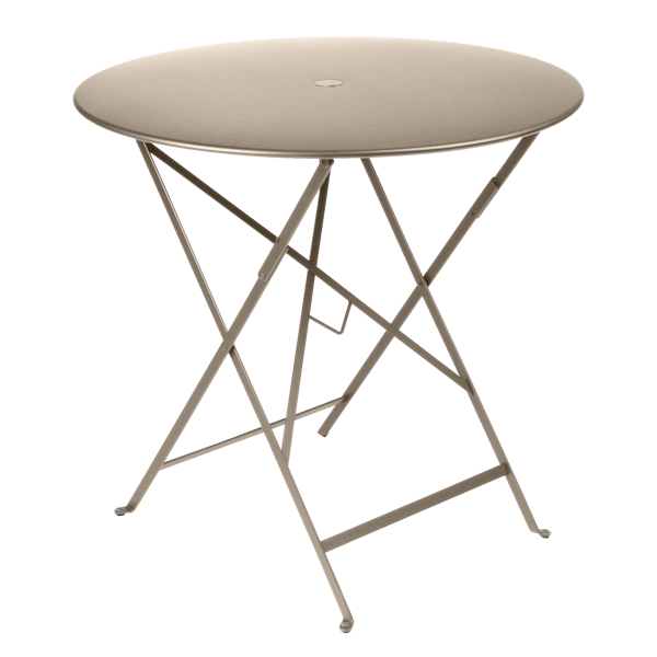 Bistro Outdoor Folding Table Round 77cm By Fermob in Nutmeg