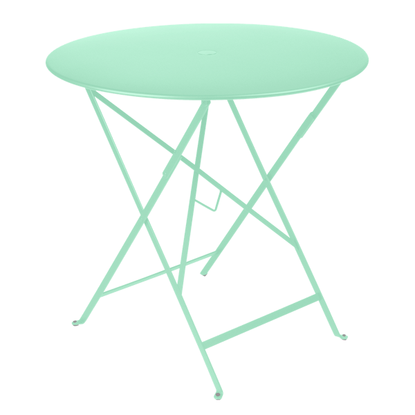 Bistro Outdoor Folding Table Round 77cm By Fermob in Opaline Green