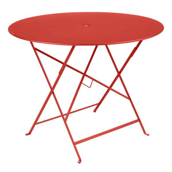 Bistro Outdoor Folding Table Round 96cm By Fermob in Capucine