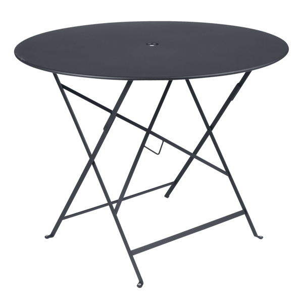 Bistro Outdoor Folding Table Round 96cm By Fermob in Anthracite