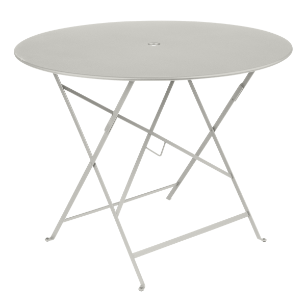 Bistro Outdoor Folding Table Round 96cm By Fermob in Clay Grey