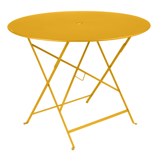 Bistro Outdoor Folding Table Round 96cm By Fermob in Honey