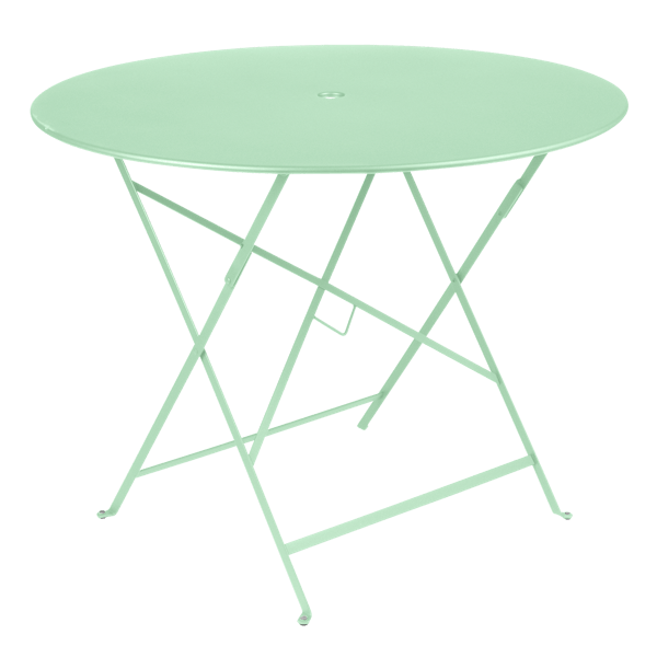 Bistro Outdoor Folding Table Round 96cm By Fermob in Opaline Green