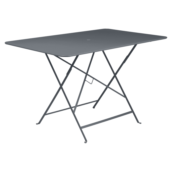 Bistro Outdoor Folding Table Rectangle 117 x 77cm By Fermob in Anthracite