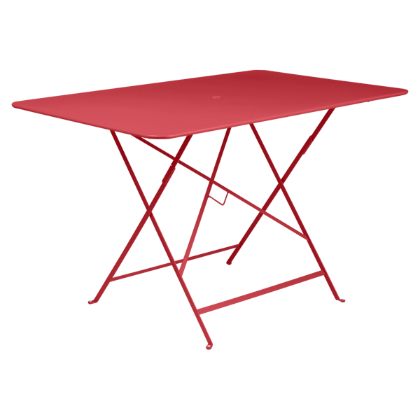 Bistro Outdoor Folding Table Rectangle 117 x 77cm By Fermob in Poppy