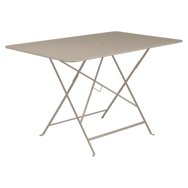 Bistro Outdoor Folding Table Rectangle 117 x 77cm By Fermob in Nutmeg