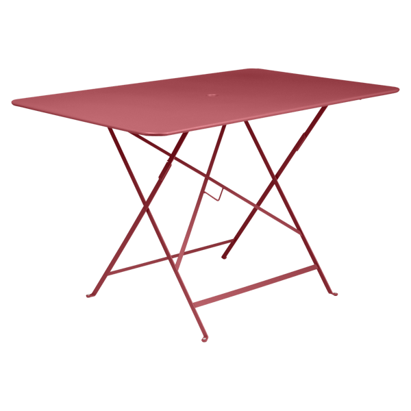 Bistro Outdoor Folding Table Rectangle 117 x 77cm By Fermob in Chilli