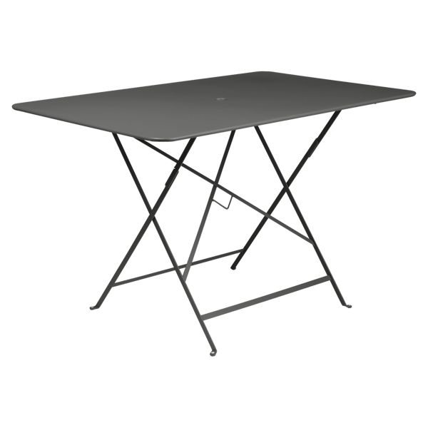 Bistro Outdoor Folding Table Rectangle 117 x 77cm By Fermob in Liquorice