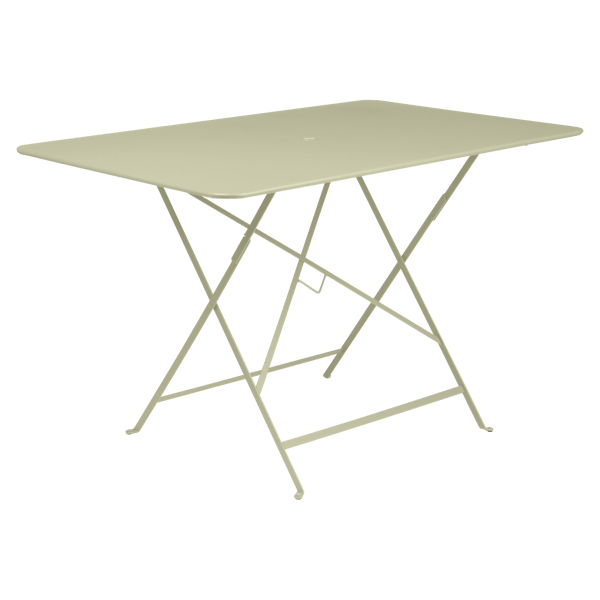 Bistro Outdoor Folding Table Rectangle 117 x 77cm By Fermob in Willow Green