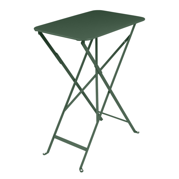 Bistro Outdoor Folding Table Rectangle 57 x 37cm By Fermob in Cedar Green