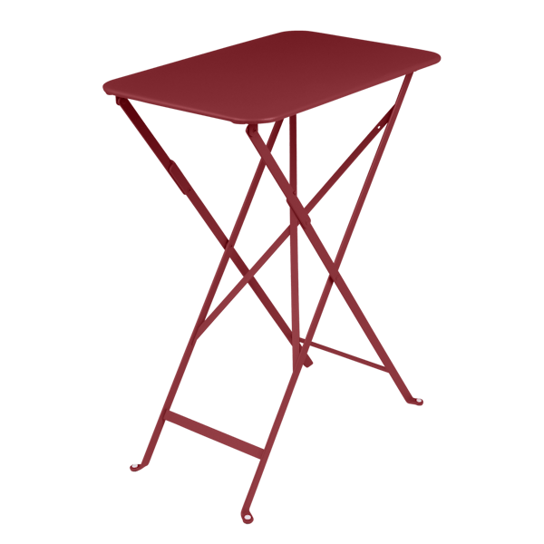Bistro Outdoor Folding Table Rectangle 57 x 37cm By Fermob in Chilli