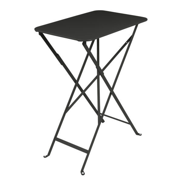 Bistro Outdoor Folding Table Rectangle 57 x 37cm By Fermob in Liquorice