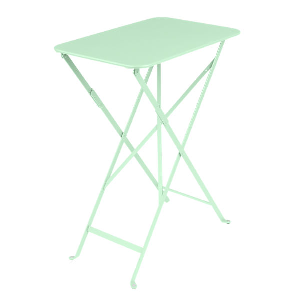 Bistro Outdoor Folding Table Rectangle 57 x 37cm By Fermob in Opaline Green