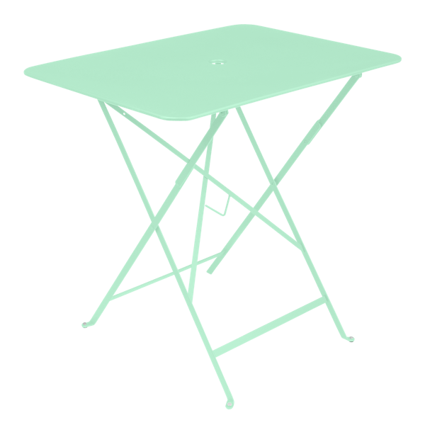 Bistro Outdoor Folding Table Rectangle 77 x 57cm By Fermob in Opaline Green