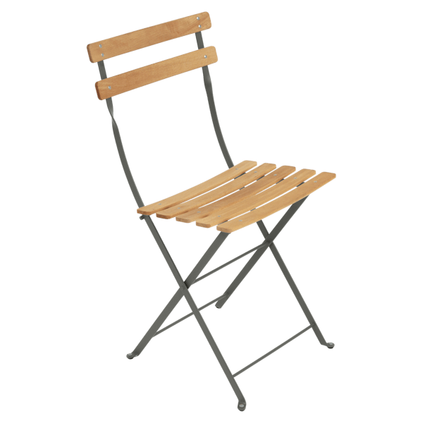 Bistro Outdoor Folding Chair - Wooden Slats By Fermob in Rosemary