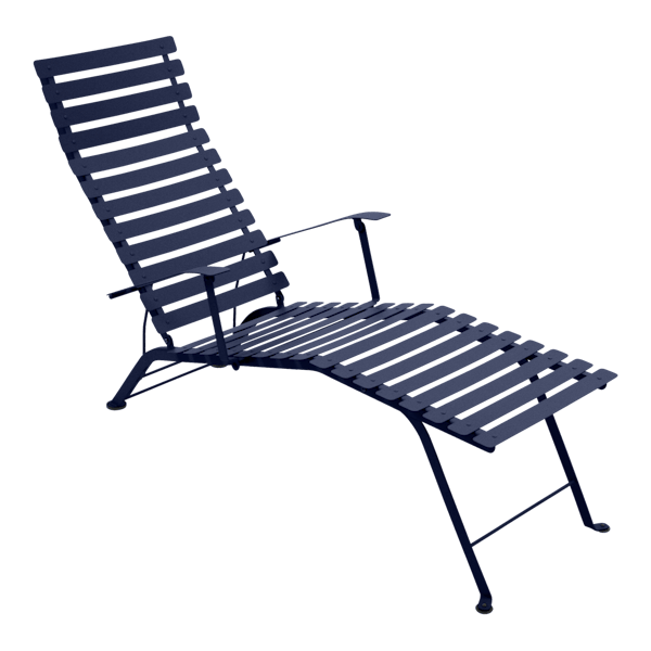 Fermob Bistro Deck Chair in Deep Blue
