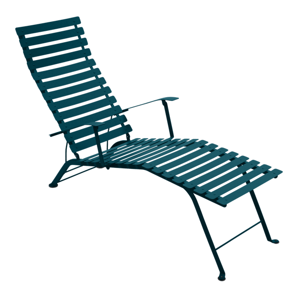 Fermob Bistro Deck Chair in Acapulco Blue