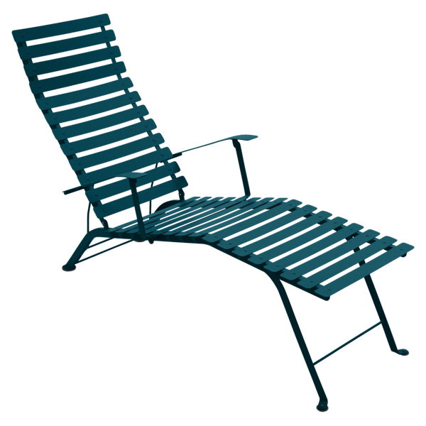 Fermob Bistro Deck Chair in Acapulco Blue