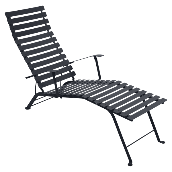 Fermob Bistro Deck Chair in Anthracite