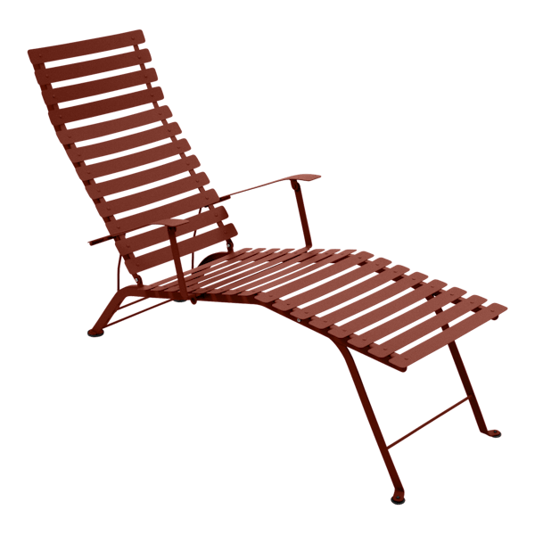 Fermob Bistro Deck Chair in Red Ochre