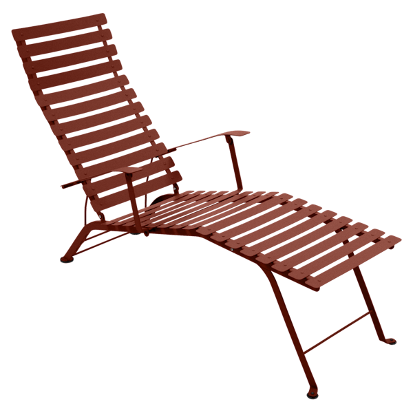 Fermob Bistro Deck Chair in Red Ochre