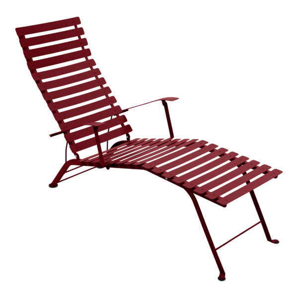 Fermob Bistro Deck Chair in Chilli