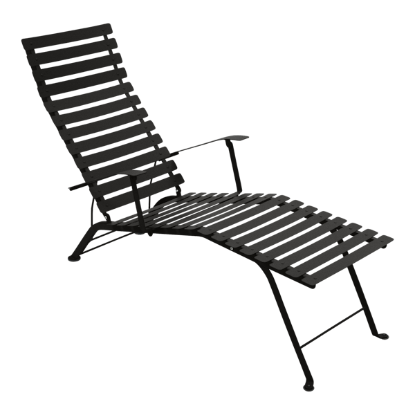 Fermob Bistro Deck Chair in Liquorice