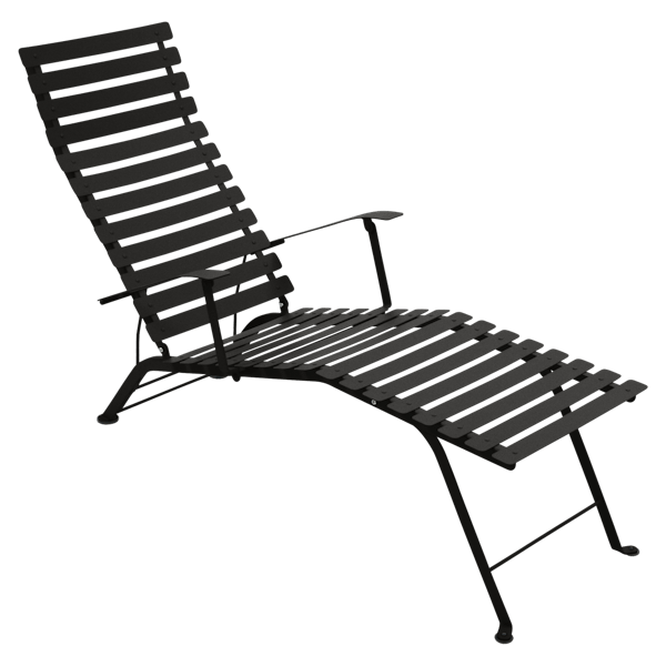 Fermob Bistro Deck Chair in Liquorice