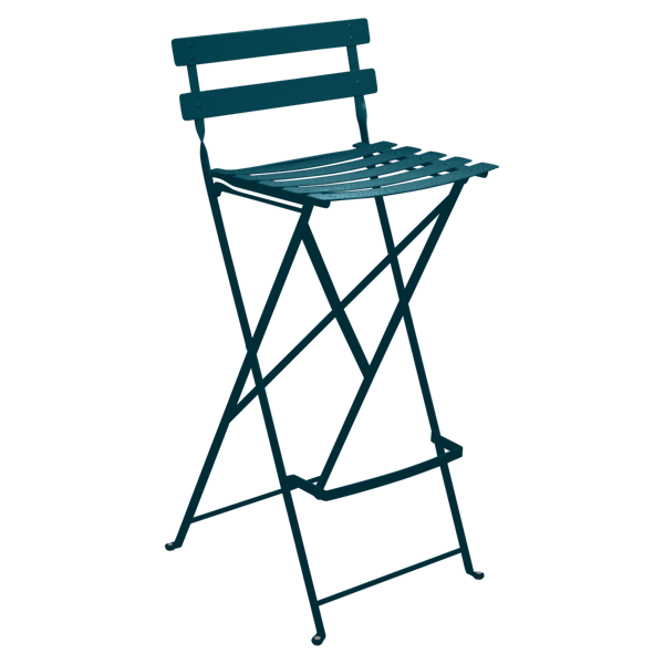 Fermob Bistro High Stool in Acapulco Blue