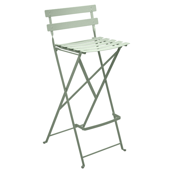 Bistro Outdoor Folding High Stool By Fermob in Cactus