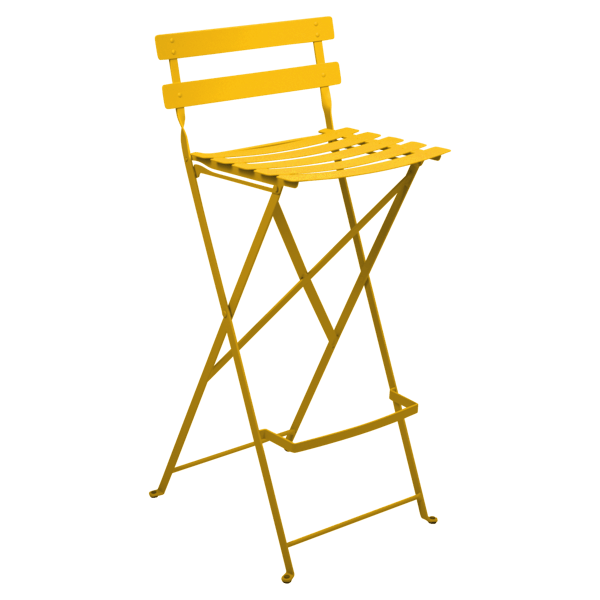 Bistro Outdoor Folding High Stool By Fermob in Honey